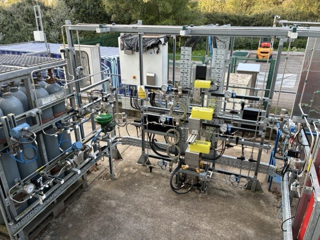 Hydrogen technology development and testing equipment at the Hydrogen Research Centre